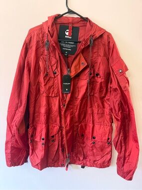 G-Star Men’s Red Hooded Field Jacket(brand new)